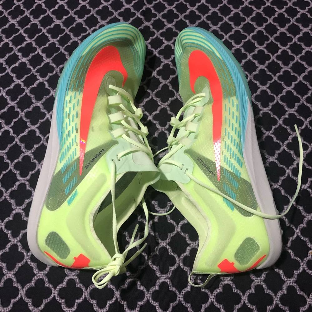 🛑Sold🛑Zoom Victory XC Vapor Weave Neon AJO847-701 Sz 13 Waffle 5 Cross Country - Picture 1 of 14